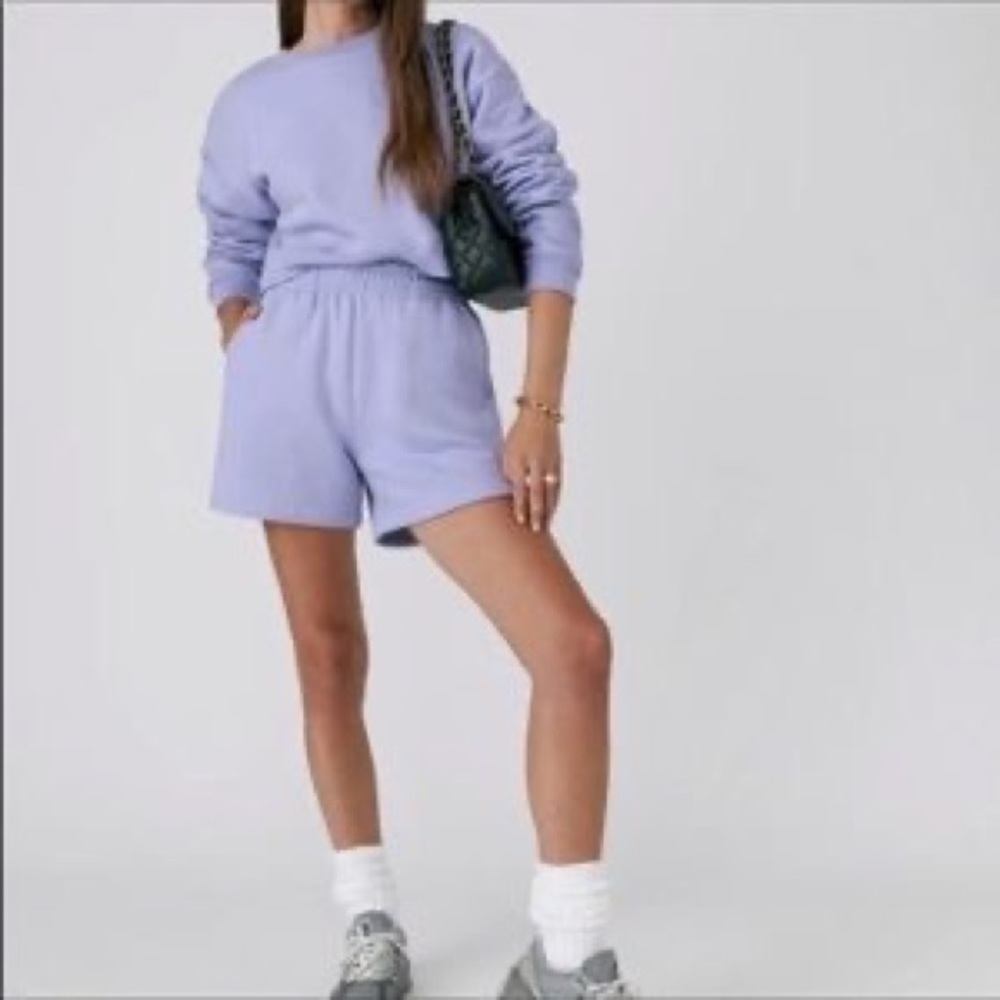 Reformation Brooks Classic Sweat Shorts Size Medium